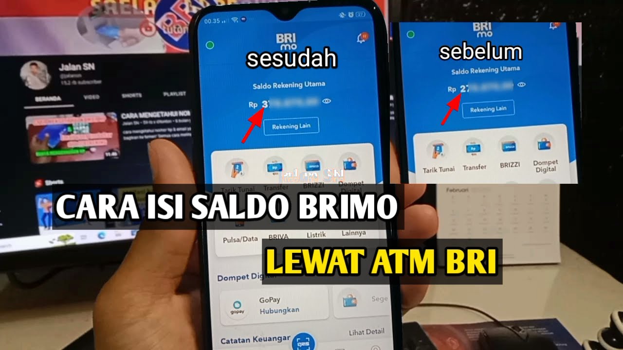 Cara Isi Saldo Brimo Lewat Atm Bri