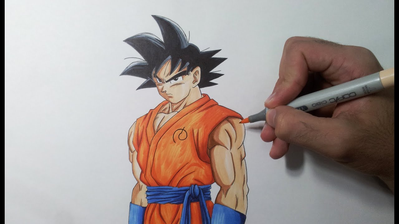 Drawing Goku - Resurrection F (Fukkatsu no F)