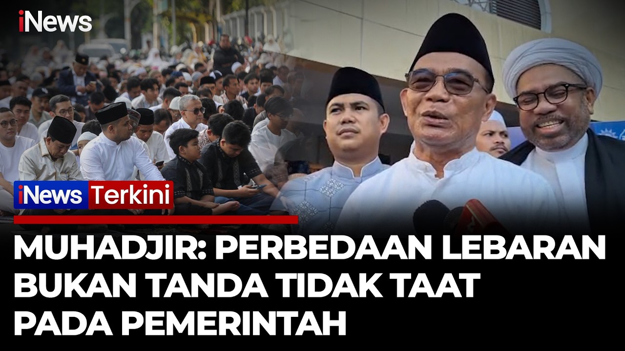 Muhadjir Tegaskan Perbedaan Lebaran Muhammadiyah Bukan Bentuk Tak Taat Pemerintah | iNews Terkini