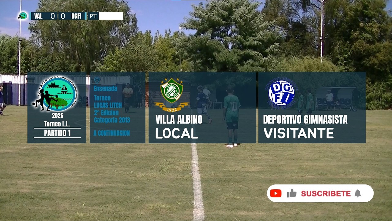 Villa Albino 1 (3) - (2) 1 Gimnasista  | Categoría 2013 | Torneo Lucas Litch | Partido 1 | 2026