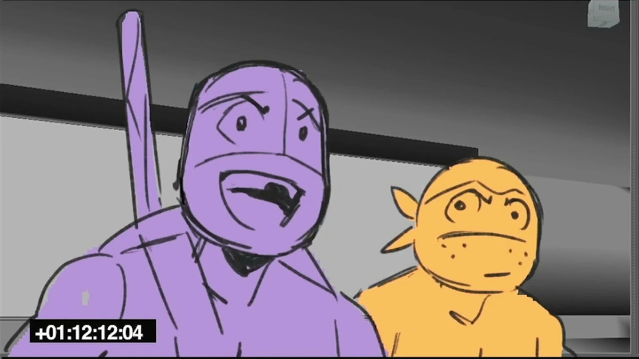Race with the Demon - Mutation of a scene TMNT 2012