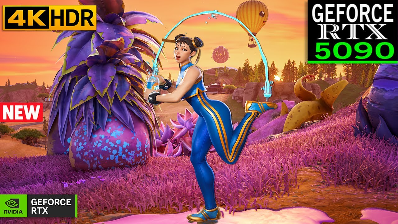Fortnite Chapter 7 Season 1 Gameplay | RTX 5090 4K MAX Graphics + Ray Tracing ON #fortnite