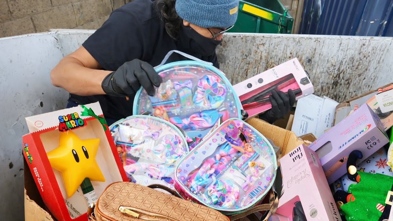 vean LAS COSAS INCREÍBLES que puedes ENCONTRAR BUSCANDO en la BASURA #dumpsterdiving #funny 