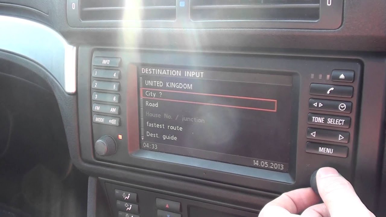 BMW E39 5 Series Sat Nav & TV Entertainment System