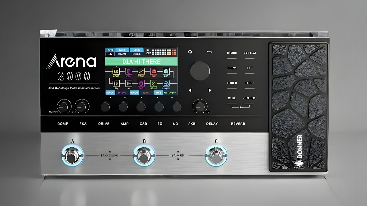 Donner Arena 2000 - multiefekt gitarowy i basowy | TV Guitar Center
