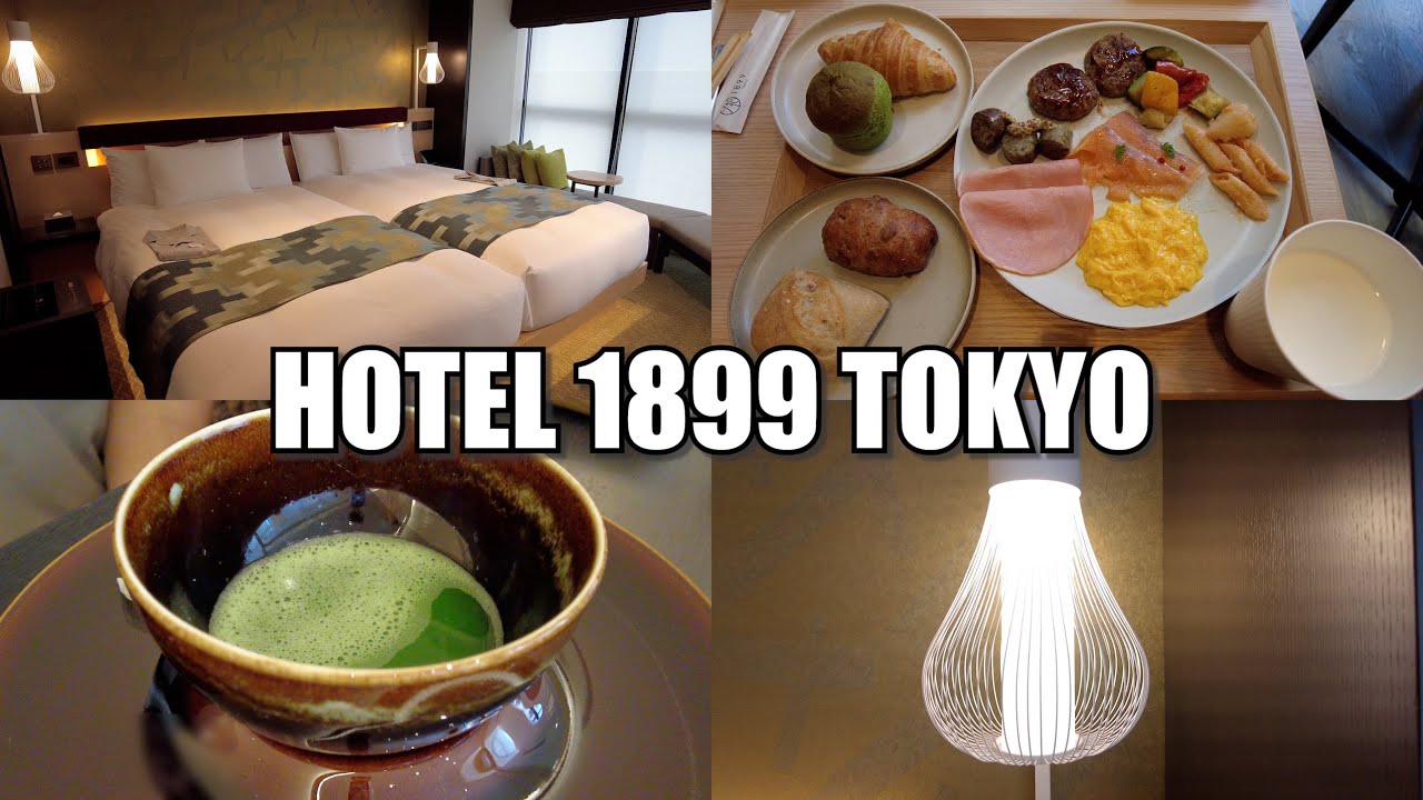 東京のお茶🍵をテーマとしたホテルに30代夫婦ホテルステイ🏨朝食ビュッフェなど〈ホテル1899東京〉