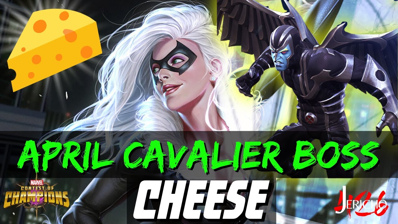 Archangel Cheeses April Cavalier Difficulty Black Cat Boss MCOC Marvel Contest of Champions