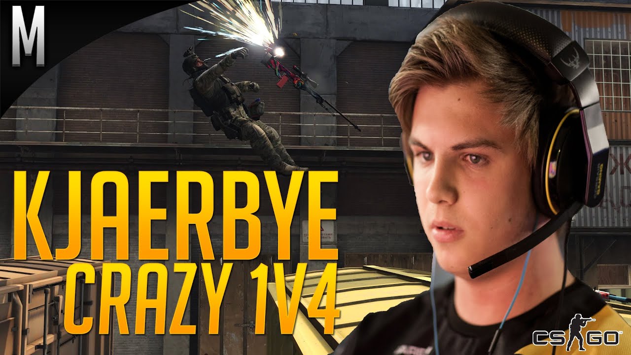 CS:GO - Kjaerbye CRAZY 1v4 Juan Deagle (Dreamhack Leipzig 2016)