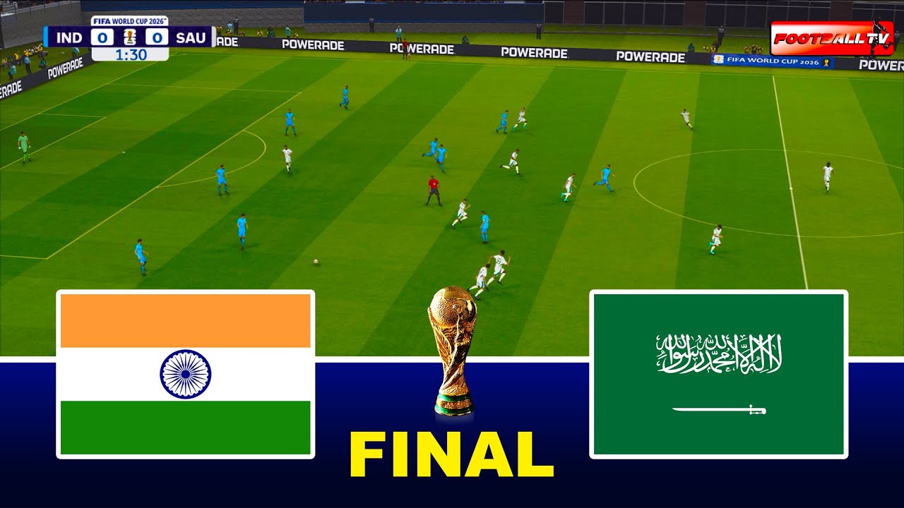 INDIA vs SAUDI ARABIA - FIFA WORLD CUP 2026 FINAL | Full Match All Goals | Pes 21 Gameplay