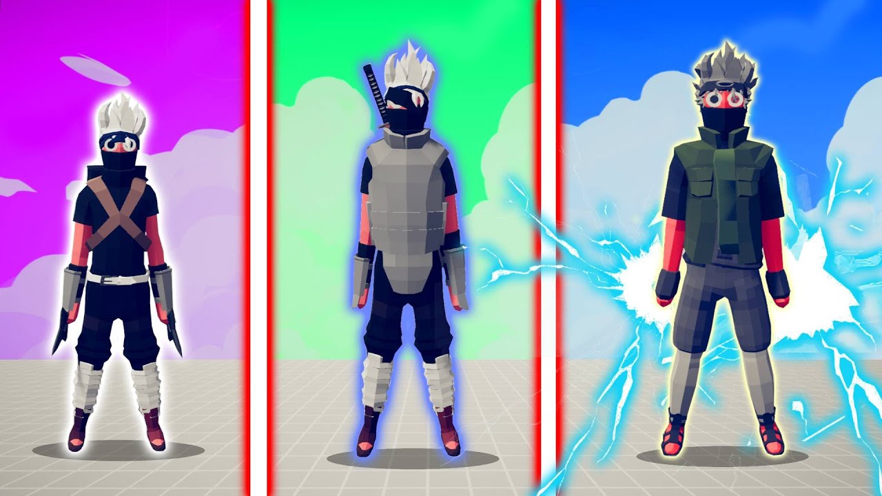 EVOLUTION OF KAKASHI (ANIME NARUTO) | TABS - Totally Accurate Battle Simulator