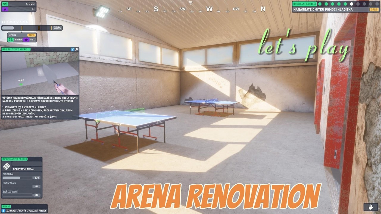 Arena Renovation | rekonstrukce Stadionu / nová práce   | let's play  #1
