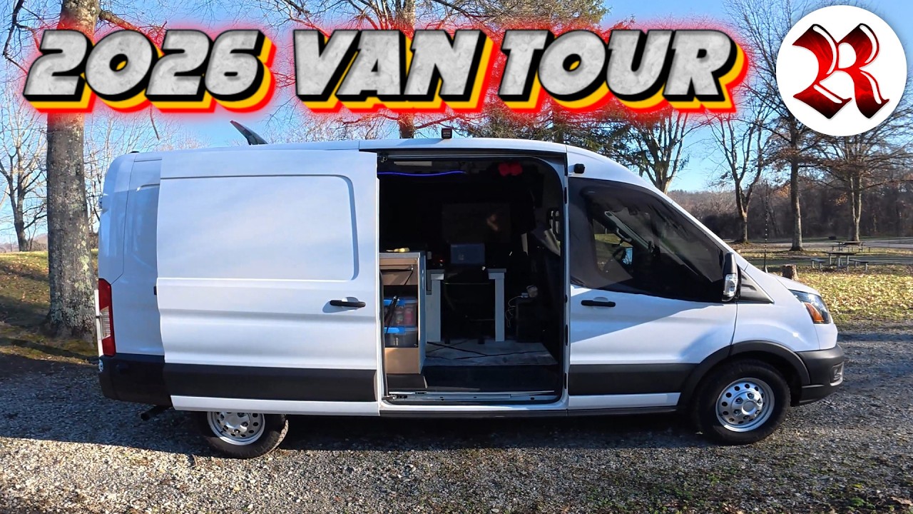 Van Life | 2026 Van Tour | Simple DIY Build of my Ford Transit Camper Van