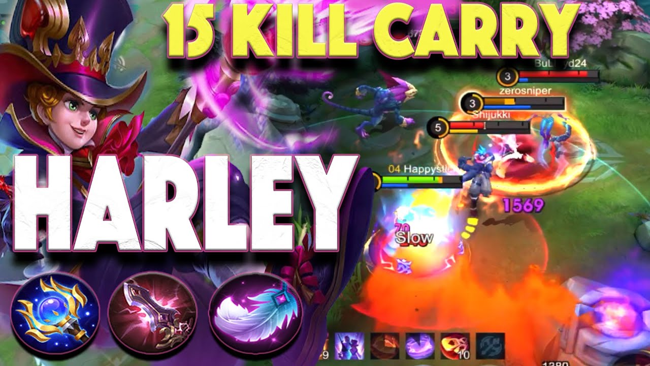 Harley MVP Jungler | Down-to-the-Wire Match Up | Mobile Legends Gameplay