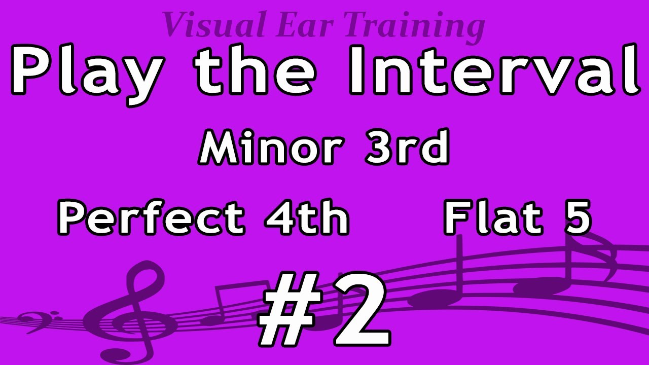 Play the Interval: Minor 3rd, Perfect 4th, Flat 5 #2 - Ear Training Exercise