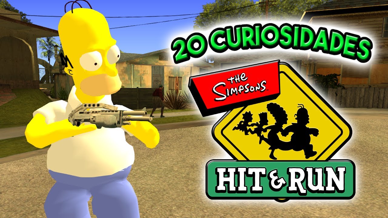 20 CURIOSIDADES DE LOS SIMPSONS HIT & RUN 🟡