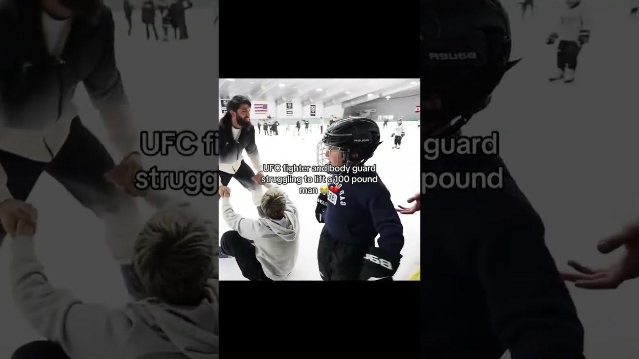 UFC fighter and body guard struggling to lift a 100 pound man 😭💔 