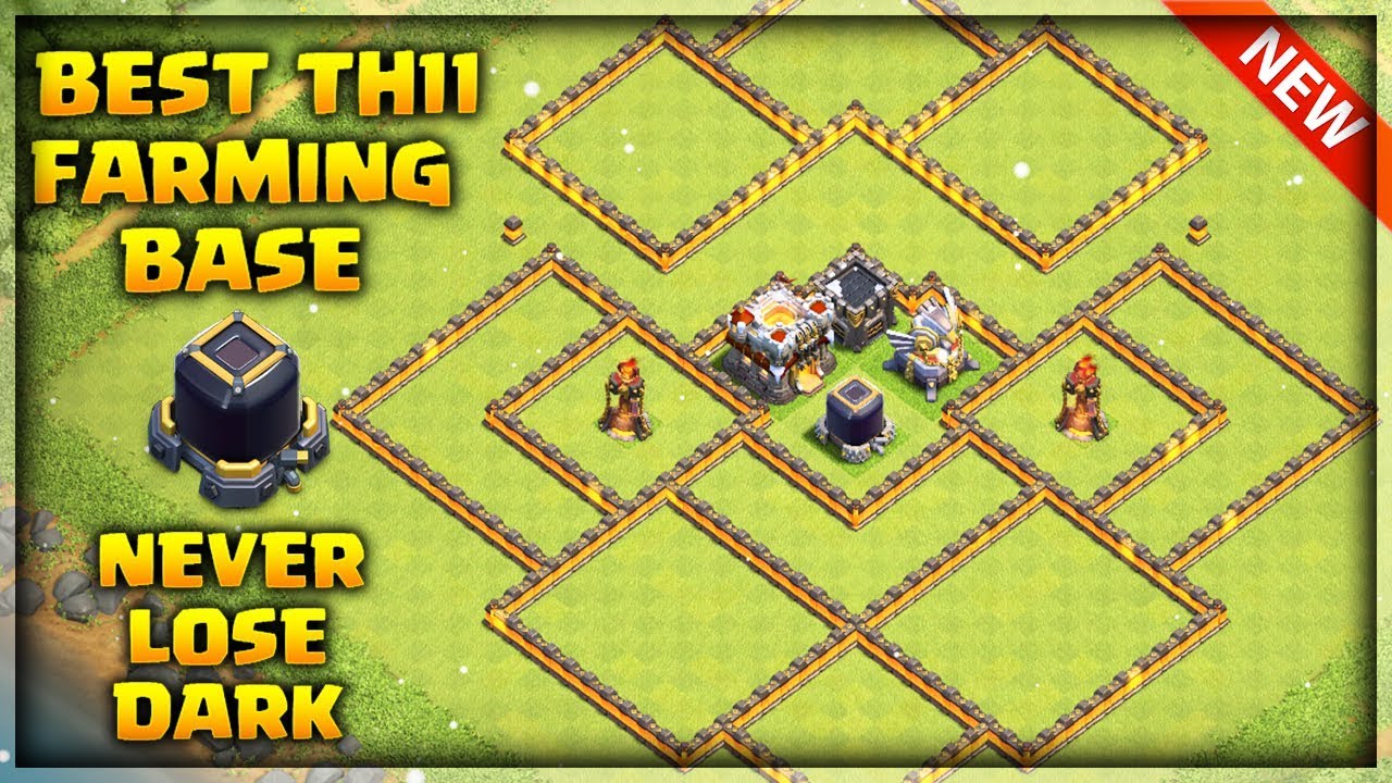 Best Th11 Farming Base 2019 Anti Bowler Anti Giants Never Lose your loot | Clash of Clans