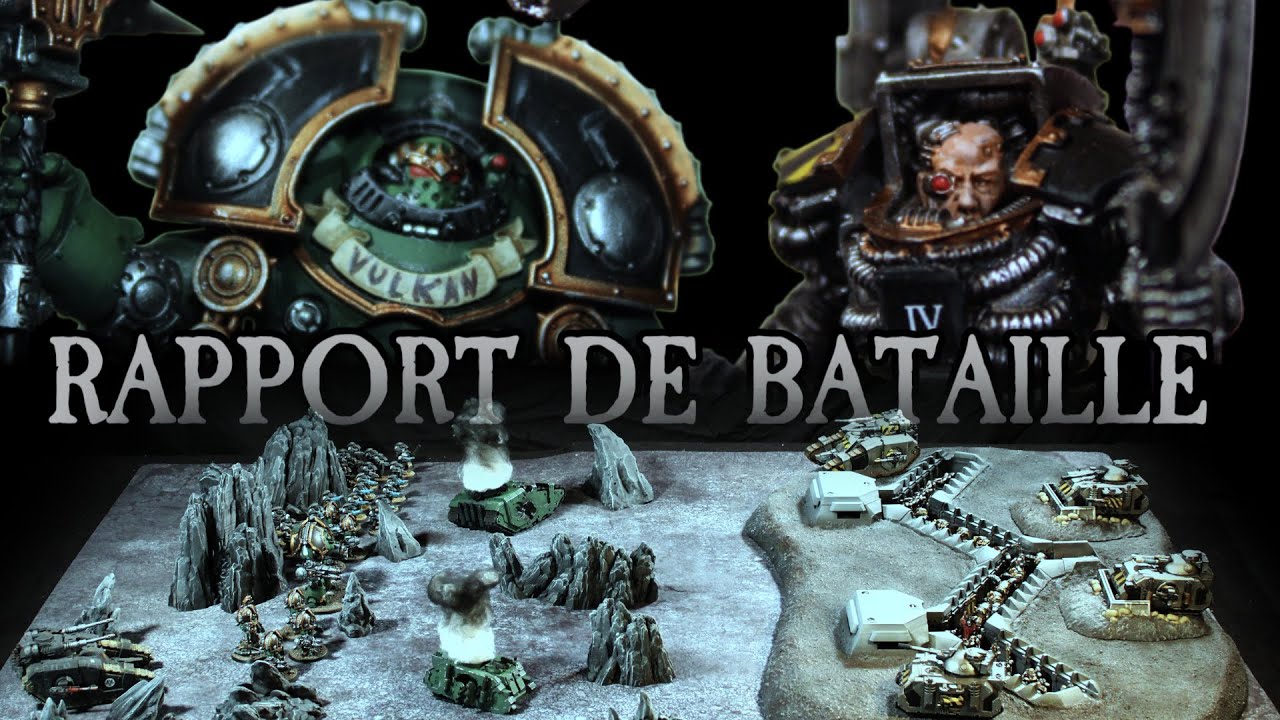 Warhammer Horus Heresy V3 : IRON WARRIORS vs SALAMANDERS & RAVEN GUARD (bataille spéciale Isstvan V)
