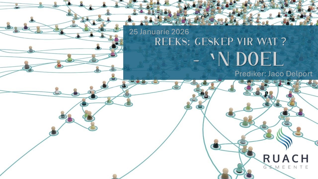 Deel 3: 'n Doel (Reeks: Geskep vir wat?)