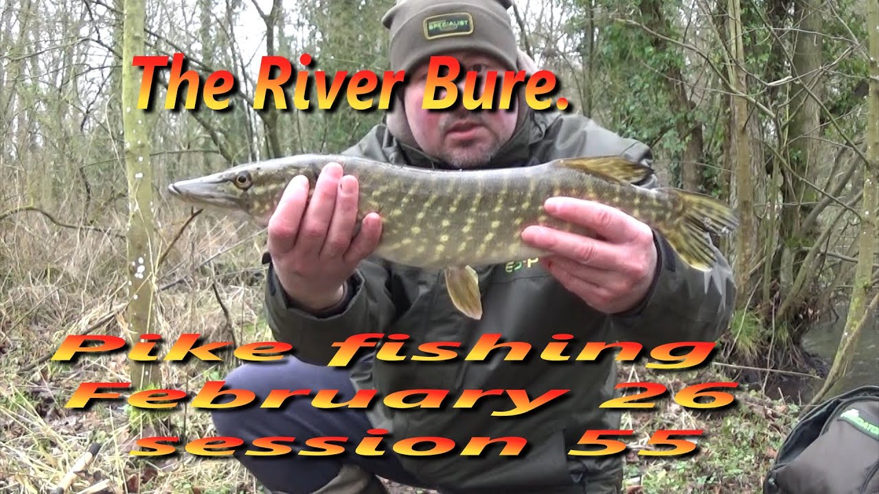 Pike fishing the River Bure