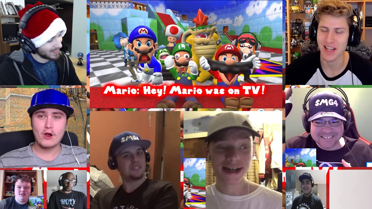 SMG4: Mario and The Diss Track [REACTION MASH-UP]#621