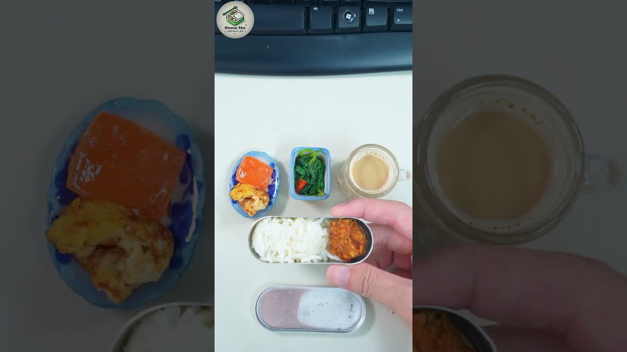 Office Meal Prep Like You&rsquo;ve Never Seen! #bento #bentosaga #cutefood #minifood #miniature #tinyfood