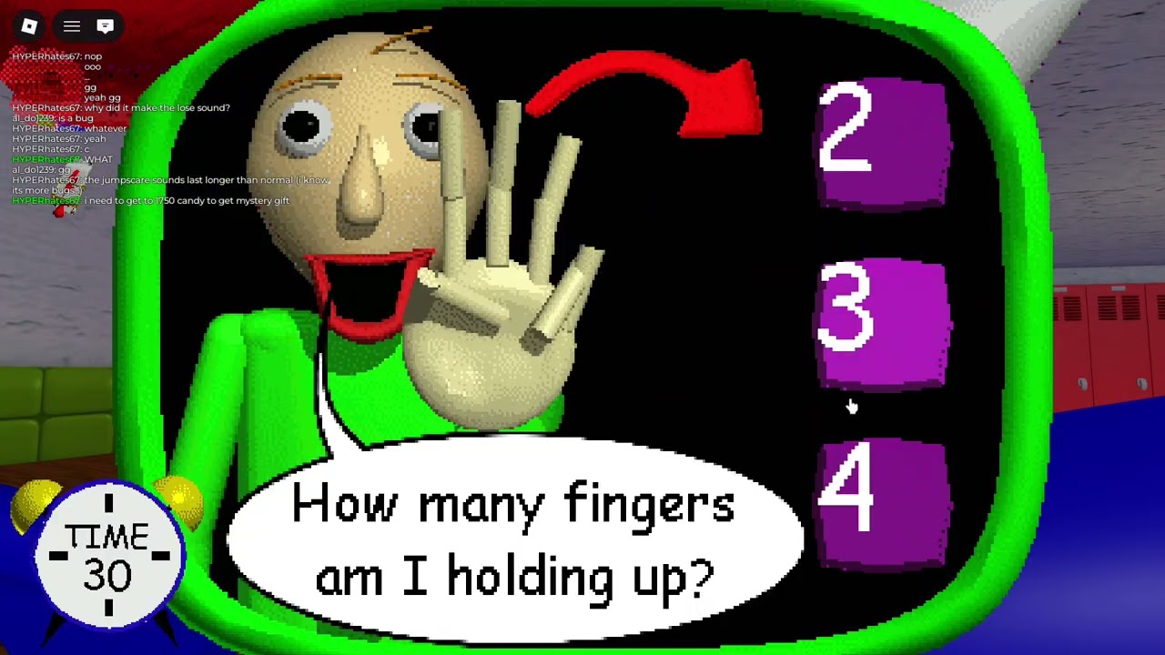 probando la nueva actualizacion de BALDI FRENZY.