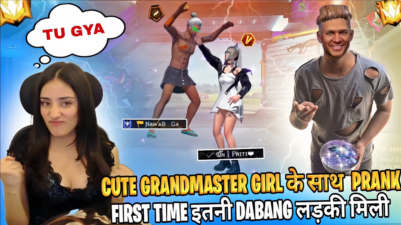 Best Funny 🤣NooB Prank On Worldchat Cute Girl 😍 - Garena Free Fire