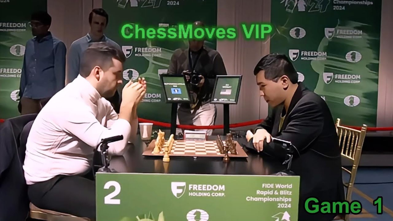 Ian Nepomniachtchi  2770 v Wesley So  2803 / FIDE World Blitz`24 / Game 1 
