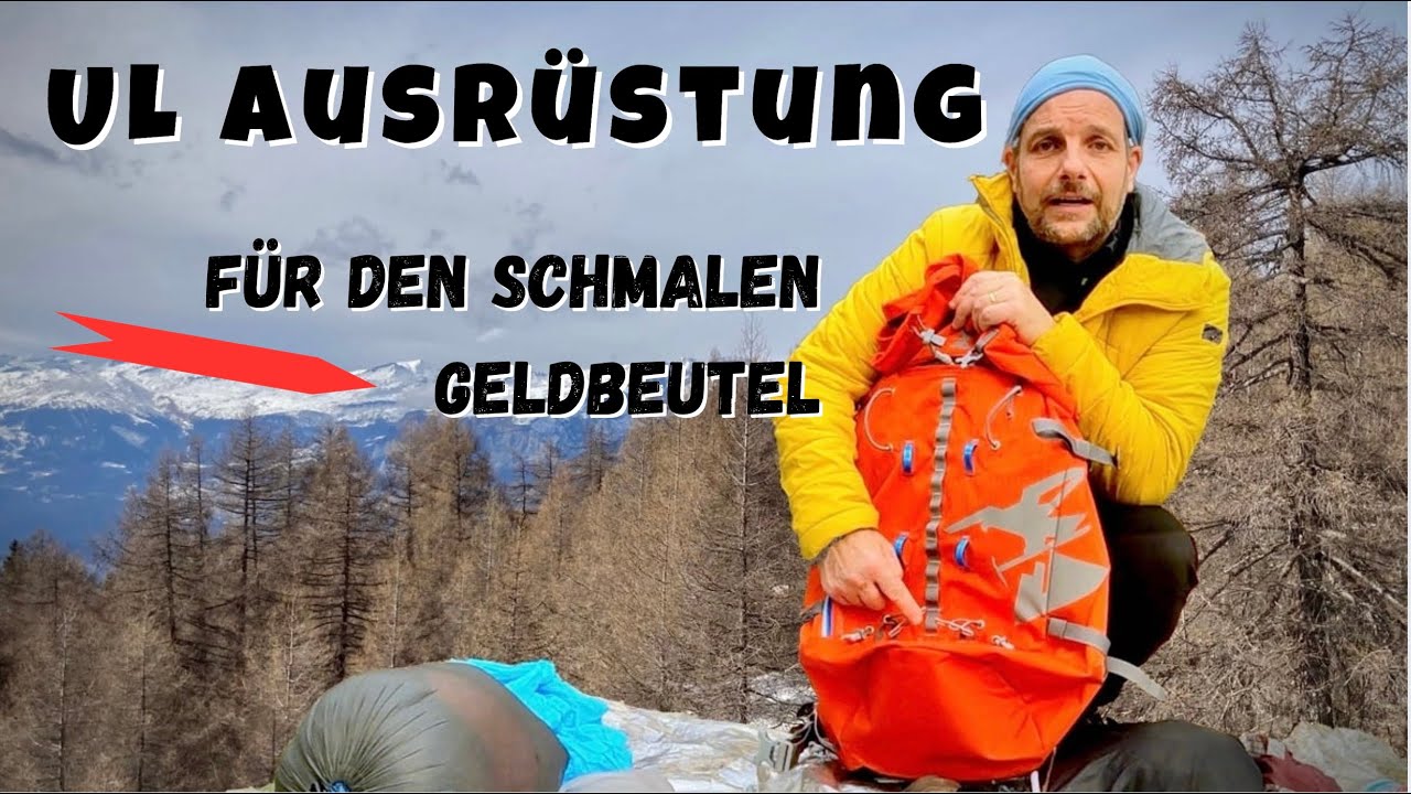 Ultralight Winter Packliste -  günstig und unter 5kg  Trekking bei  -1 Grad .......