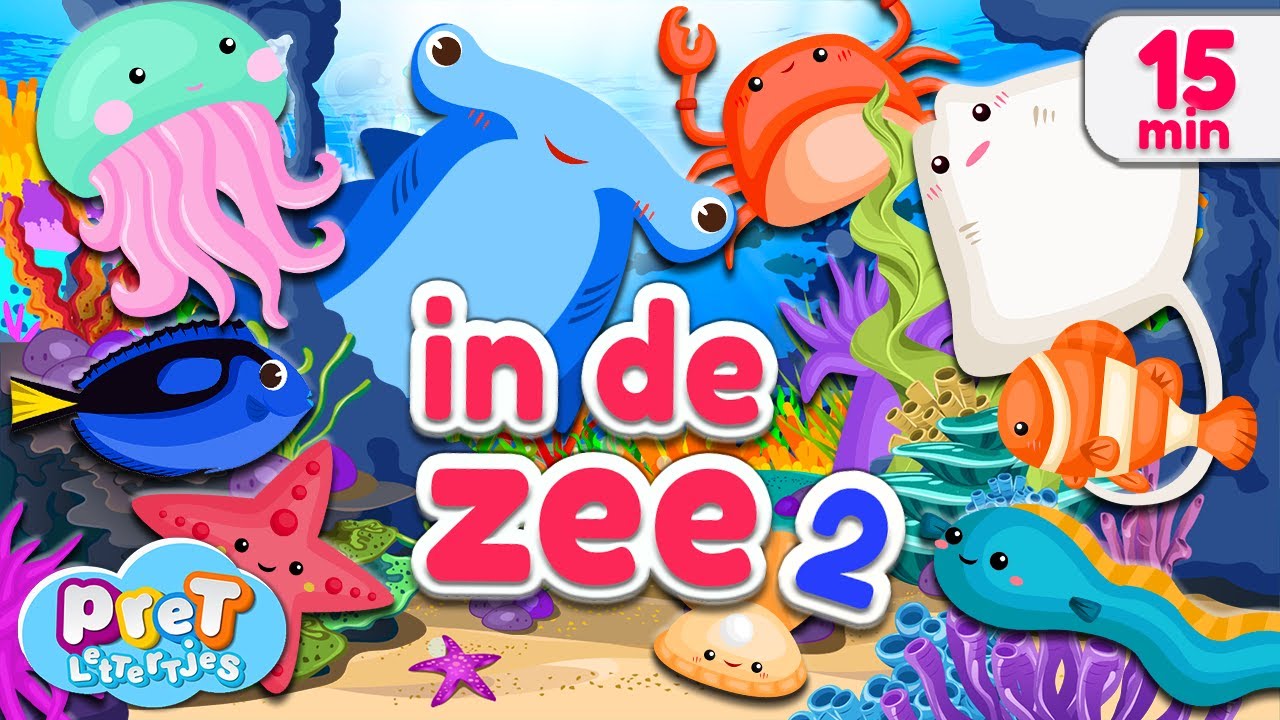 Pretlettertjes • Dierengeluiden in de Zee deel 2 • 10 nieuwe Zeedieren