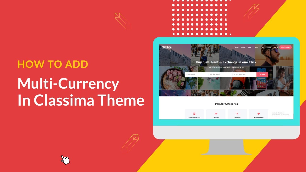 Classima | How to Add multi-currency feature in classified ads website with WordPress
