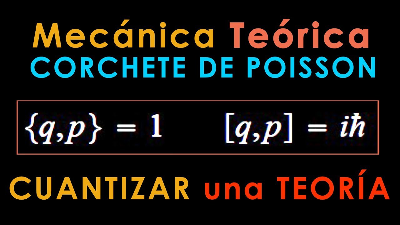 20 -  Mecánica Teórica [Corchetes de POISSON vs CUÁNTICA]