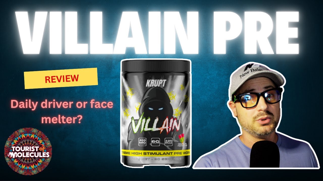 Krupt Supps VILLAN Pre Workout Review!
