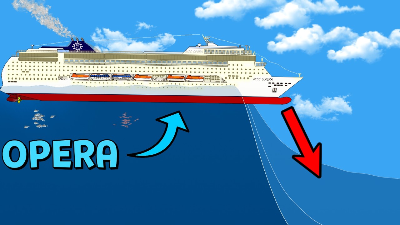 MSC Opera VS Reverse Tsunami ◉ Floating Sandbox