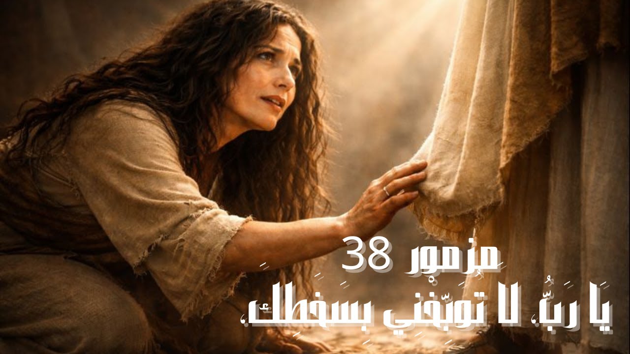 مزمور 38 | يارب لا توبخنى بسخطك | ترنيمة مؤثرة + قصة المرأة نازفة الدم Psalm 38