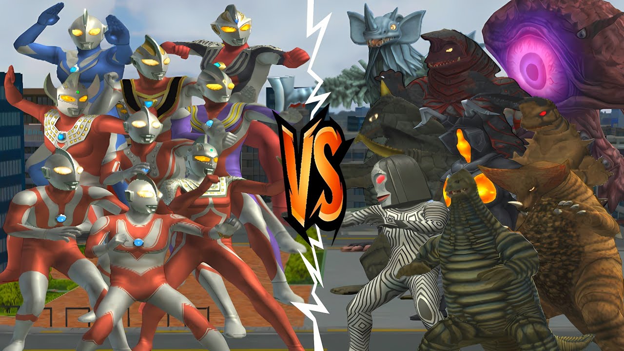 ウルトラマン JACK VS REDKING, ULTRAMAN VS GOMORA, ULTRASEVEN VS ALIEN DADA, ZOFFY VS ZETTON #ウルトラマン #kaiju