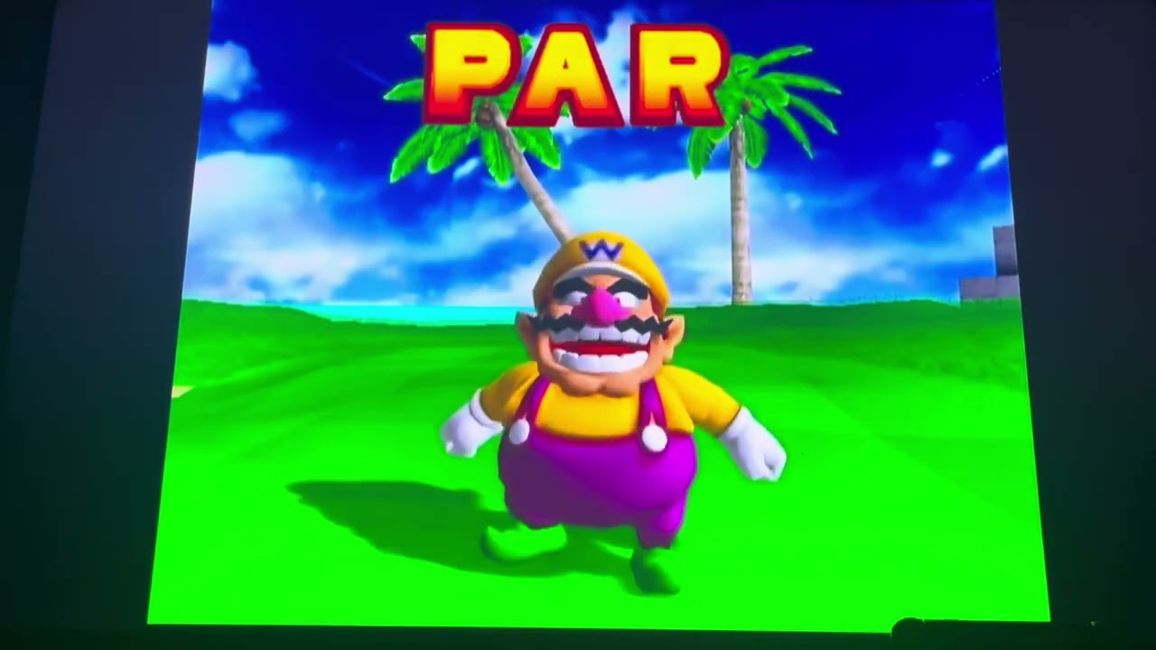 Mario Golf Toadstool Tour Blooper Bay stroke play (3 holes) 4 players