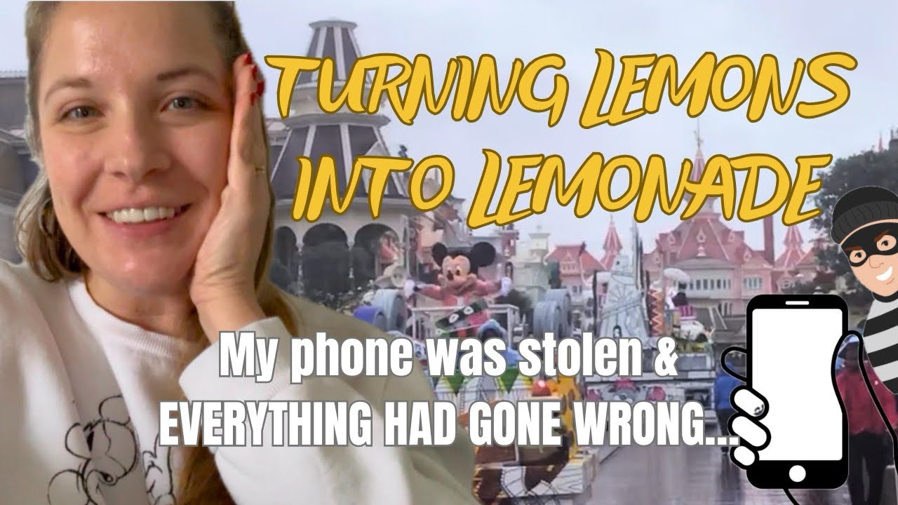 My Phone Was Stolen & I Found Joy on a Rainy Day at DISNEYLAND PARIS 🍋🩷 