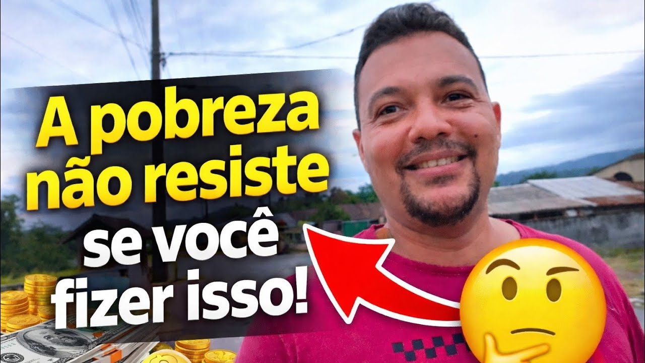 Essa é única maneira que encontrei pra sair da pobreza!