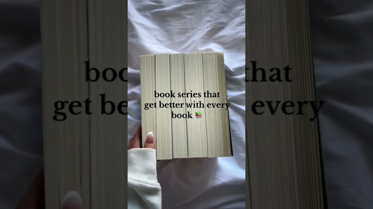 Book Series That Get Better With Each Book 📚🔖😍