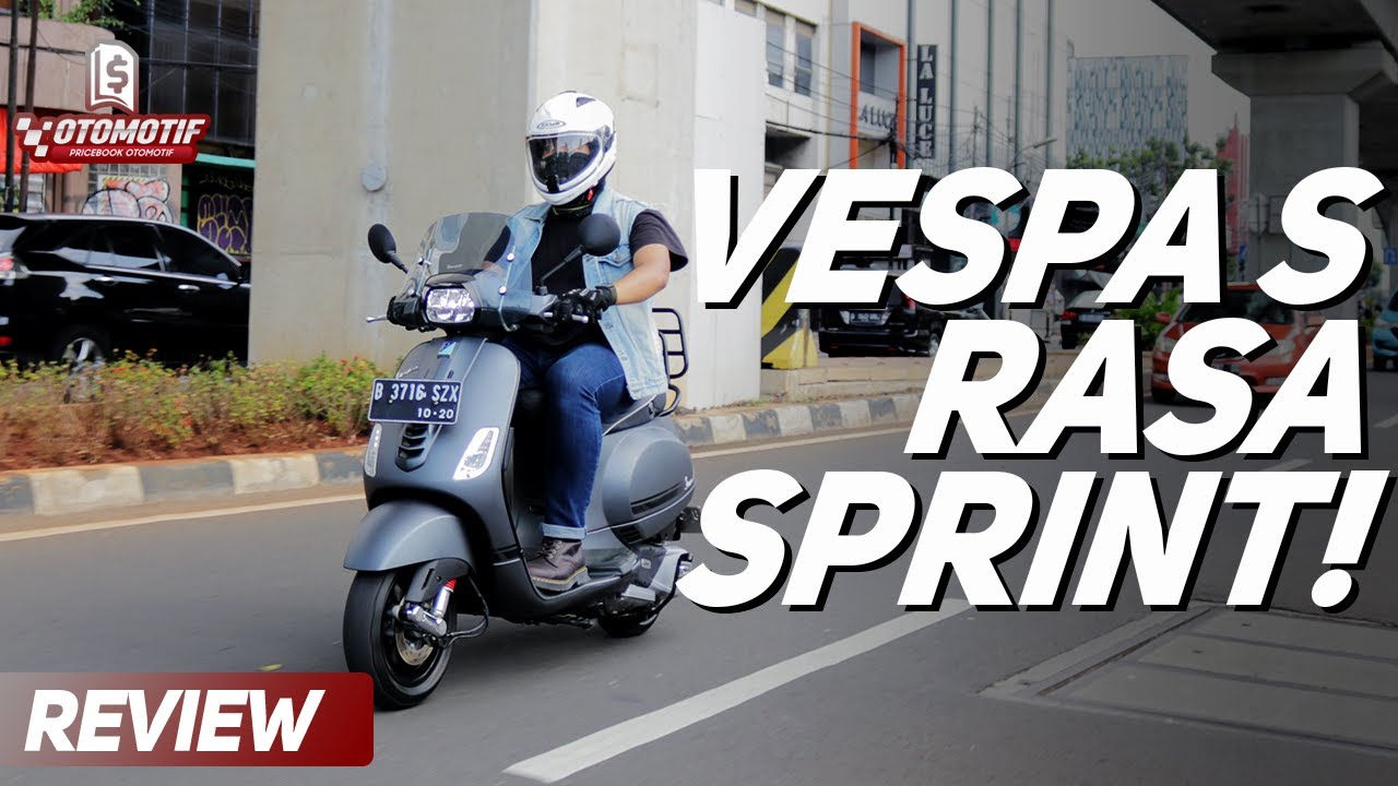 VESPA MURAH, TAMPILAN MEWAH! Review Vespa S125 iGet 2020