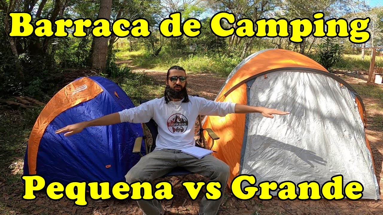 Qual barraca escolher | Pequena vs Grande | dicas de camping