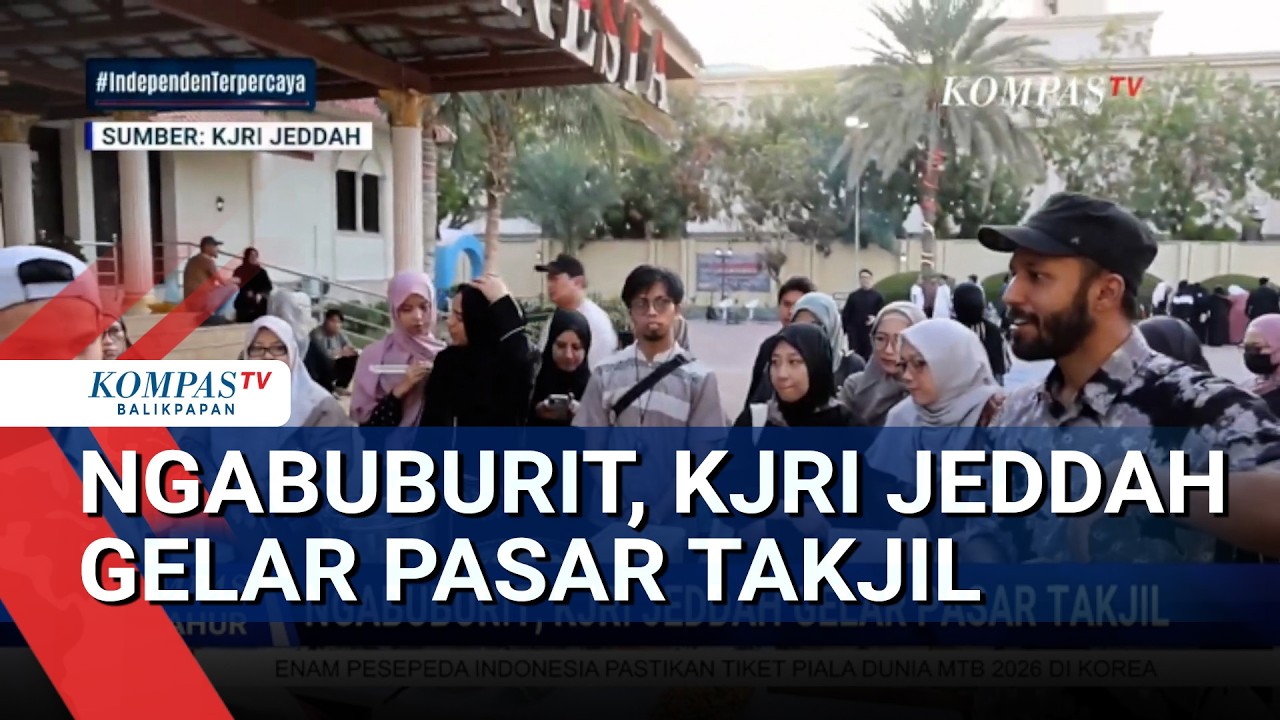 Ngabuburit, KJRI Jeddah Gelar Pasar Takjil