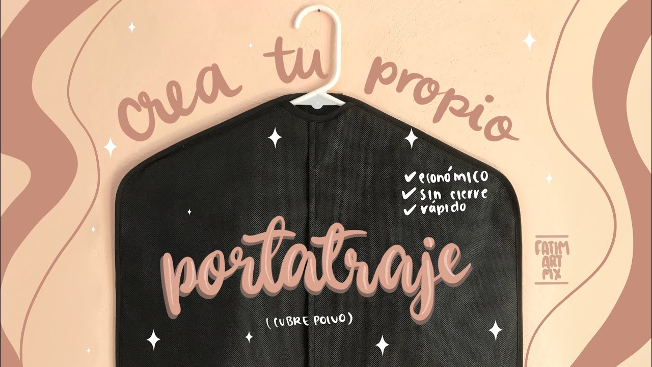 CÓMO HACER UN PORTATRAJE / CUBREPOLVO ✨ DIY | FATIMART