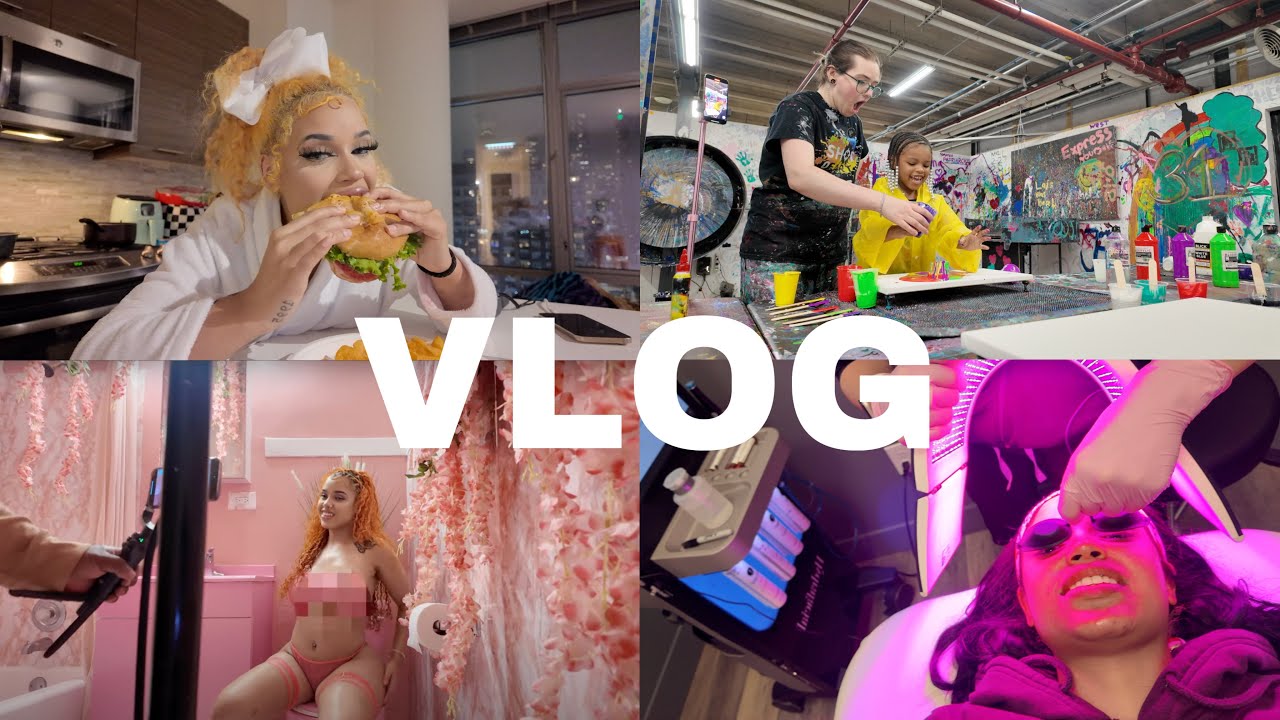 VLOG: where ive been, 🚙💨 michigan, photoshoot bts, girls night🥂, cook with me + more! ♡ Vanessa Lynn