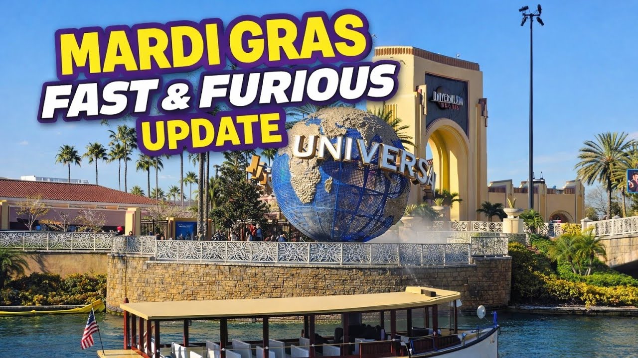 Mardi Gras 2026 Update + Fast & Furious Hollywood Drift | Universal Studios Florida