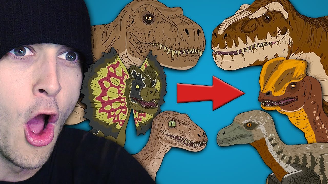 Reacting to JURASSIC PARK DINOSAUR EVOLUTION