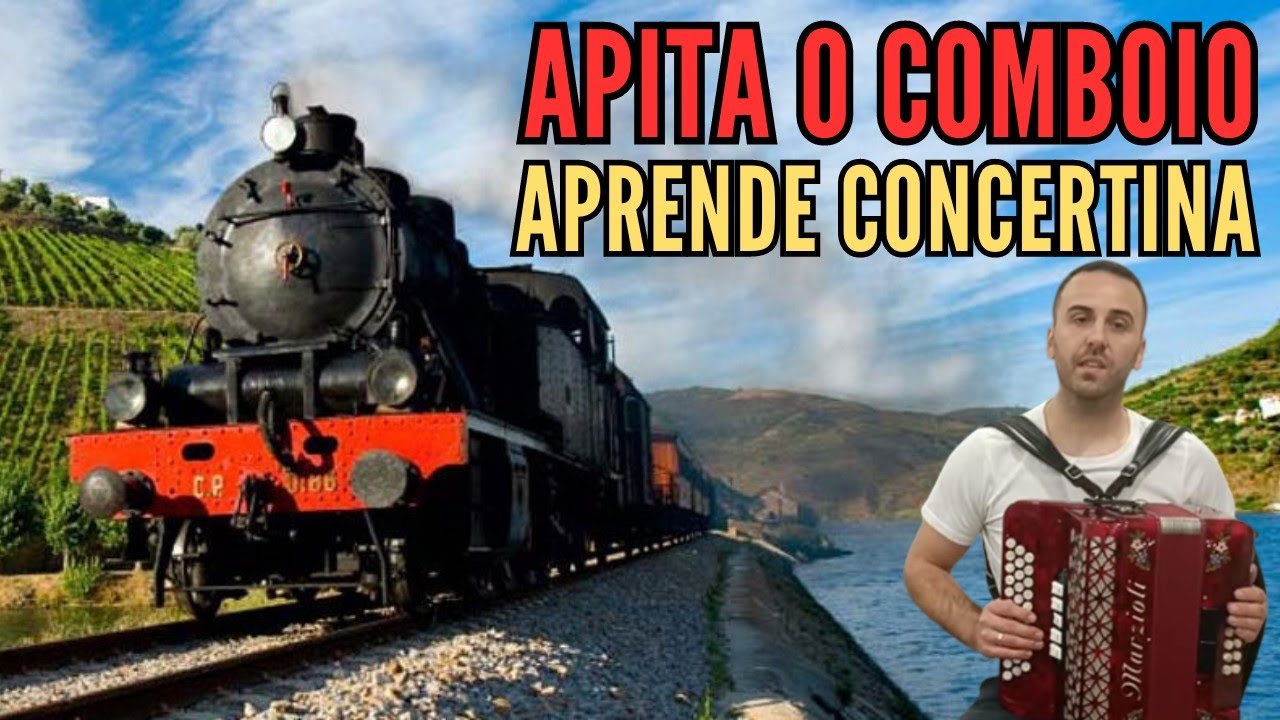 A famosa música portuguesa Apita o Comboio na Concertina [Sanfona | Accordion | Folklore]