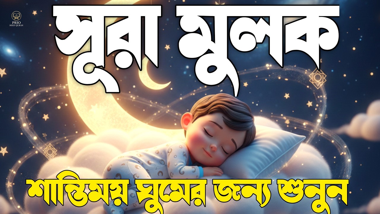 সুন্দর ঘুমের জন্য শুনুন সূরা মুলক তিলাওয়াত | Surah Al Mulk tilawat | quran recitation | Shamsul Haq